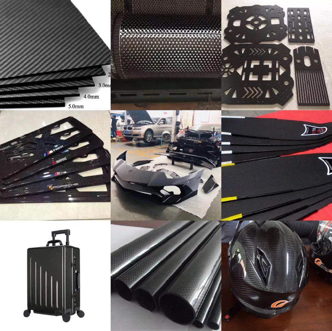 Factory Hot Sale 400X400mm 1mm 2mm 3mm Thick Carbon Fiber Plate