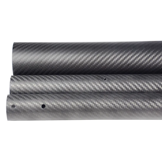 CNC Drilling Carbon Fiber Tubes