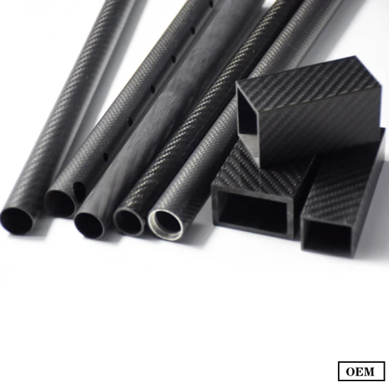 High Quality 40mm 50mm 60mm 70mm 80mm 3K Carbon Fiber Tube Carbon Fiber Pipes Tubes