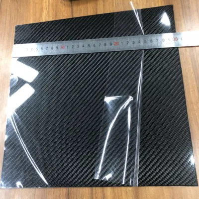 Factory Hot Sale 400X400mm 1mm 2mm 3mm Thick Carbon Fiber Plate