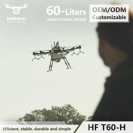 GPS 60L Hybird Long Endurance Drone Gasoline Electric Fumigation Agriculture Products for Plant Spraying